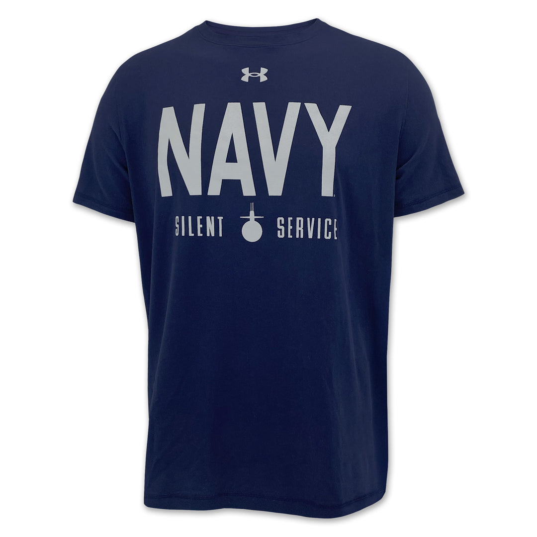 Navy Under Armour Silent Service Tech T-Shirt (Navy)