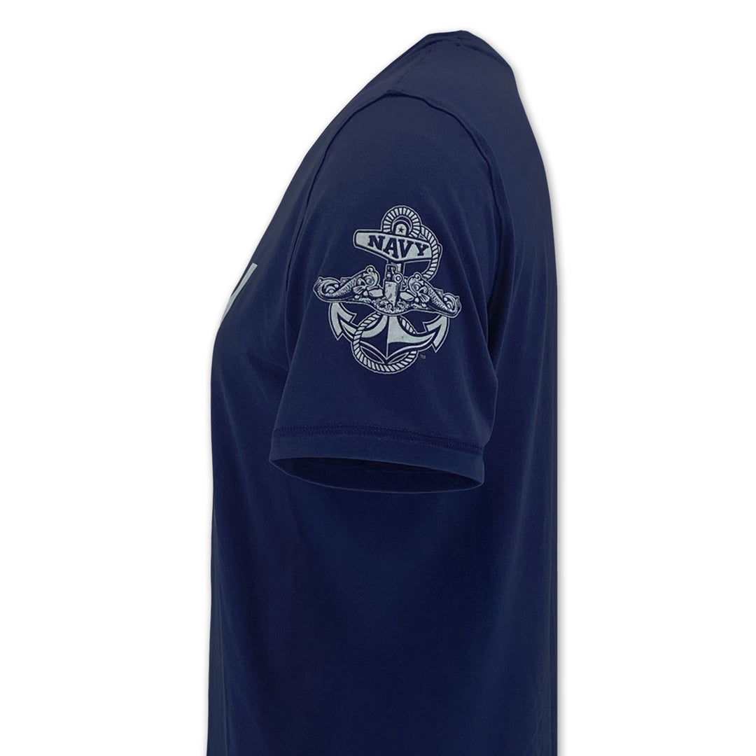 Navy Under Armour Silent Service Tech T-Shirt (Navy)
