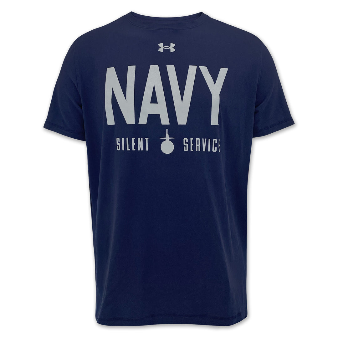 Navy Under Armour Silent Service Tech T-Shirt (Navy)