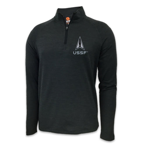 Space Force Delta Performance 1/4 Zip (Charcoal)
