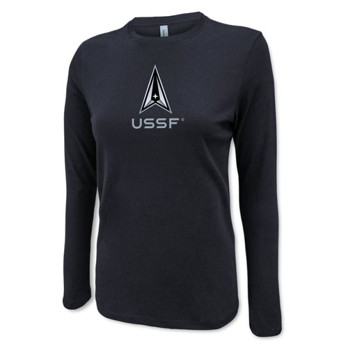 Space Force Delta Ladies Center Chest Long Sleeve