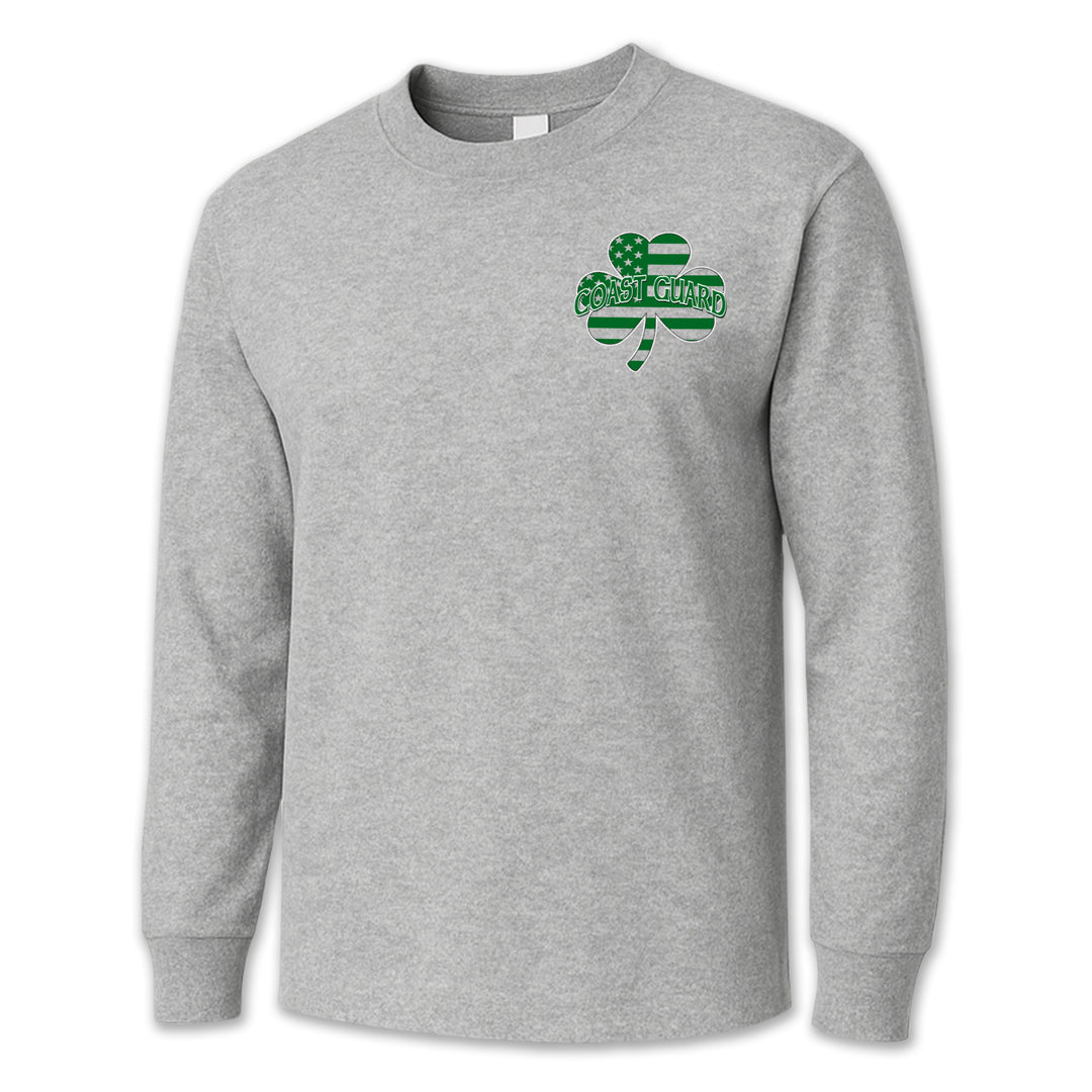Coast Guard Shamrock Long Sleeve T-Shirt