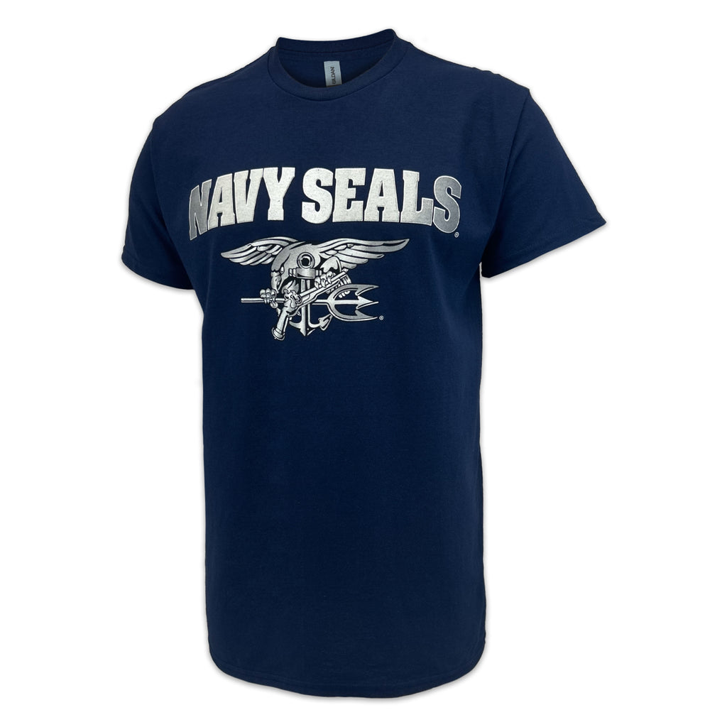 Navy Seals Silver T-Shirt (Navy)