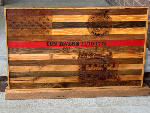 Tun Tavern Barnwood Flag (Large)