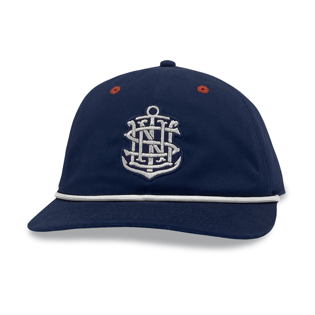 Navy Under Armour 2025 Rivalry Poly Cotton Washed Low Crown Flat Adjustable Hat (Navy)
