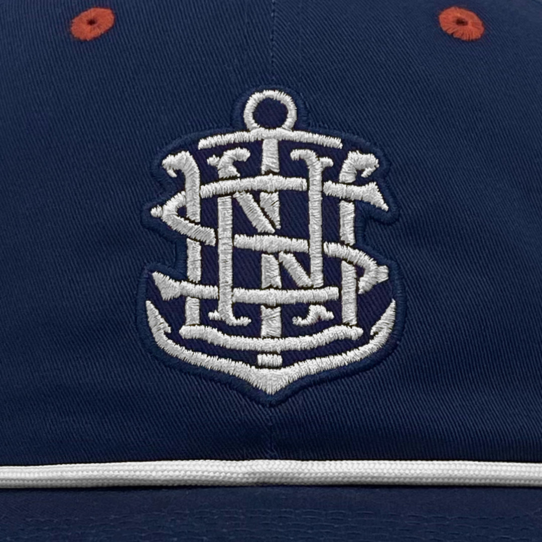 Navy Under Armour 2025 Rivalry Poly Cotton Washed Low Crown Flat Adjustable Hat (Navy)