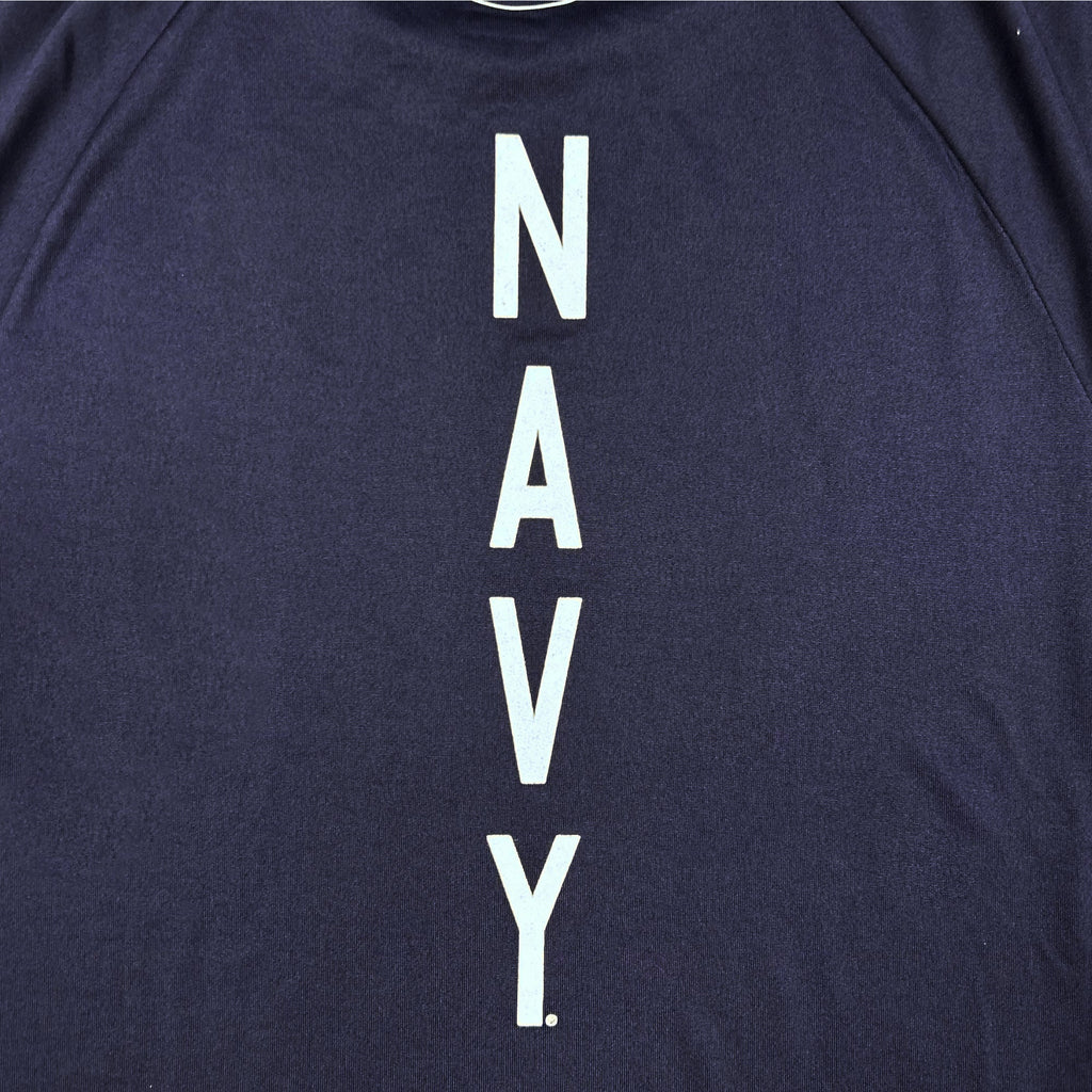 Navy Under Armour Anchor Silent Service Spine Long Sleeve T-Shirt (Navy)