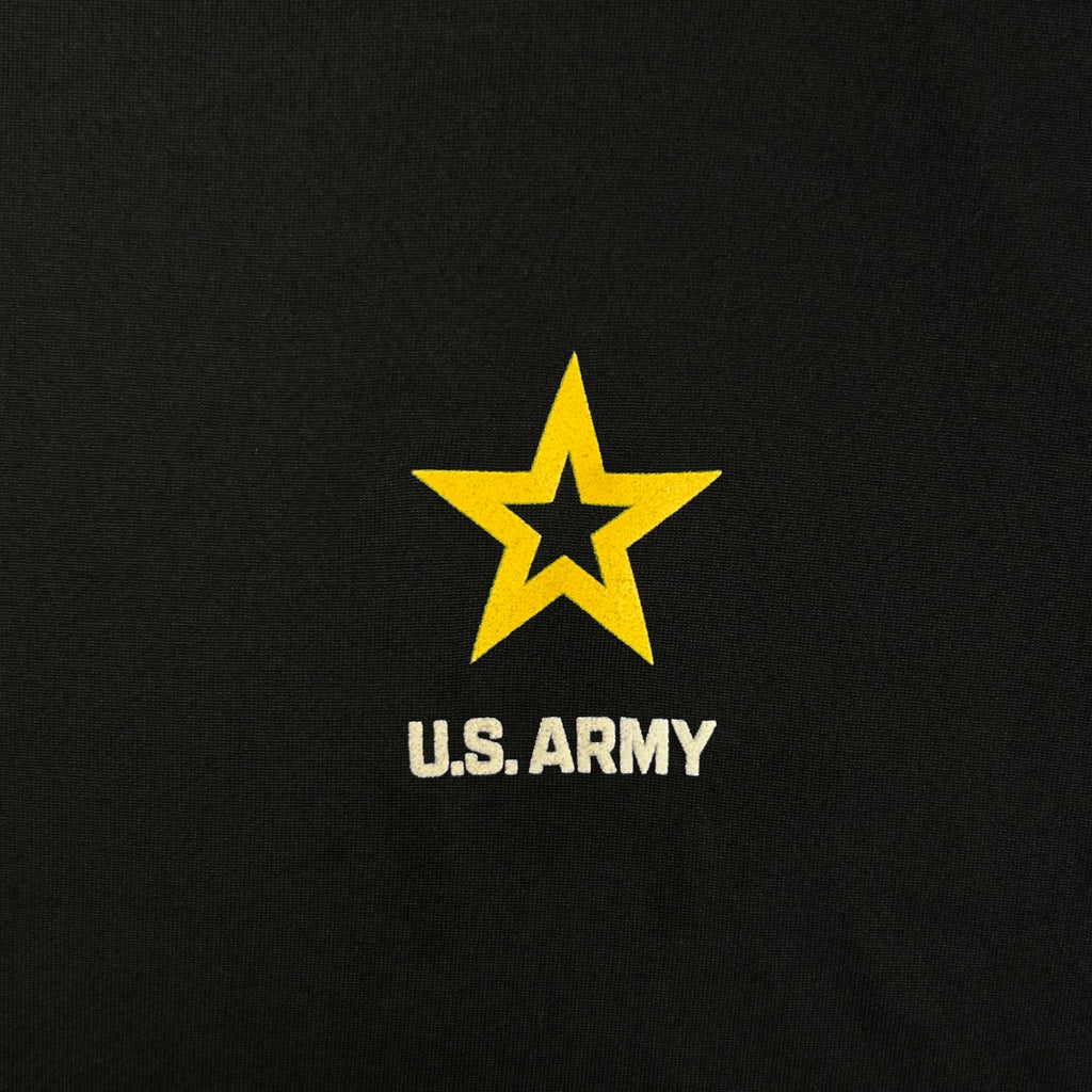 Army Under Armour Left Chest Star Tech T-Shirt (Black)