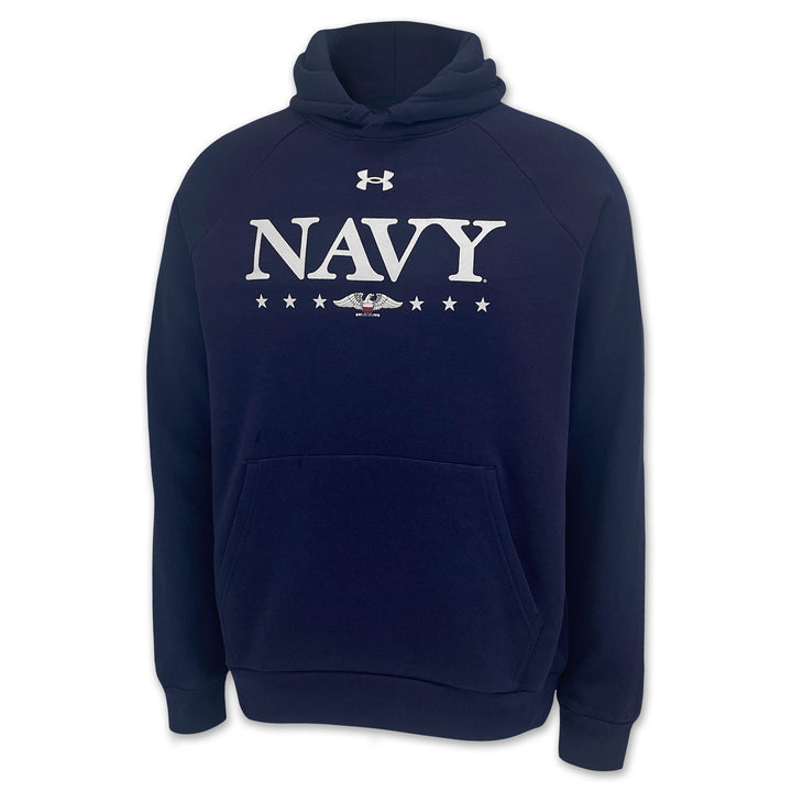 Navy Under Armour 2025 Rivalry Navy Eagle Rival Fleece Hood (Navy)
