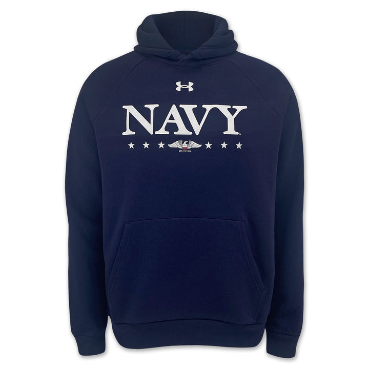 Navy Under Armour 2025 Rivalry Navy Eagle Rival Fleece Hood (Navy)