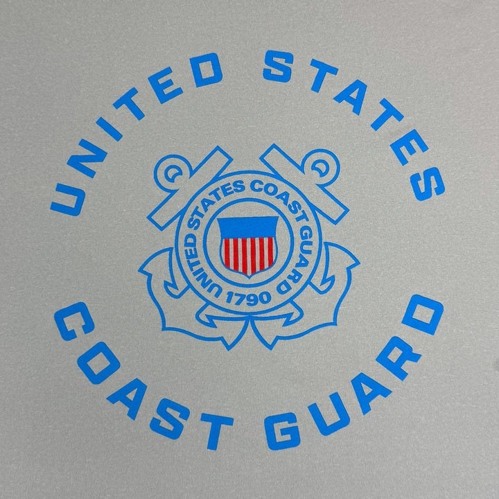 United States Coast Guard Seal Under Armour Tech Long Sleeve T-Shirt (Grey)