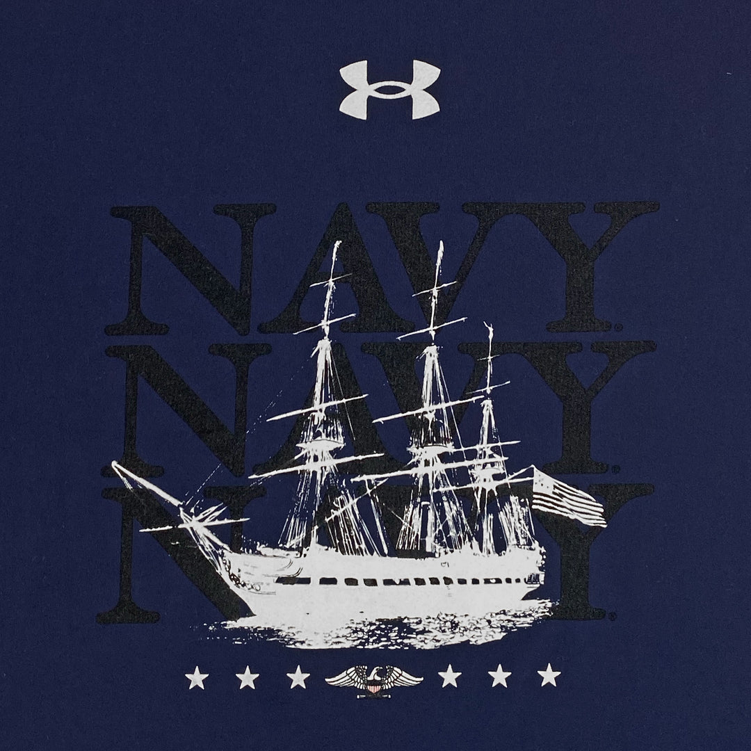 Navy Under Armour 2025 Rivalry Navy Ship Tech T-Shirt (Navy)