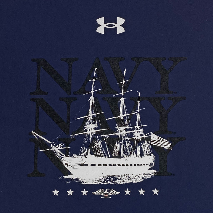 Navy Under Armour 2025 Rivalry Navy Ship Tech T-Shirt (Navy)