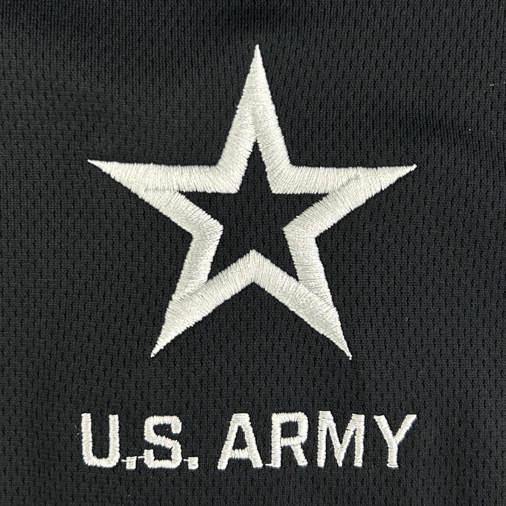 Army Tonal Star Under Armour Tech Mesh Polo (Black)