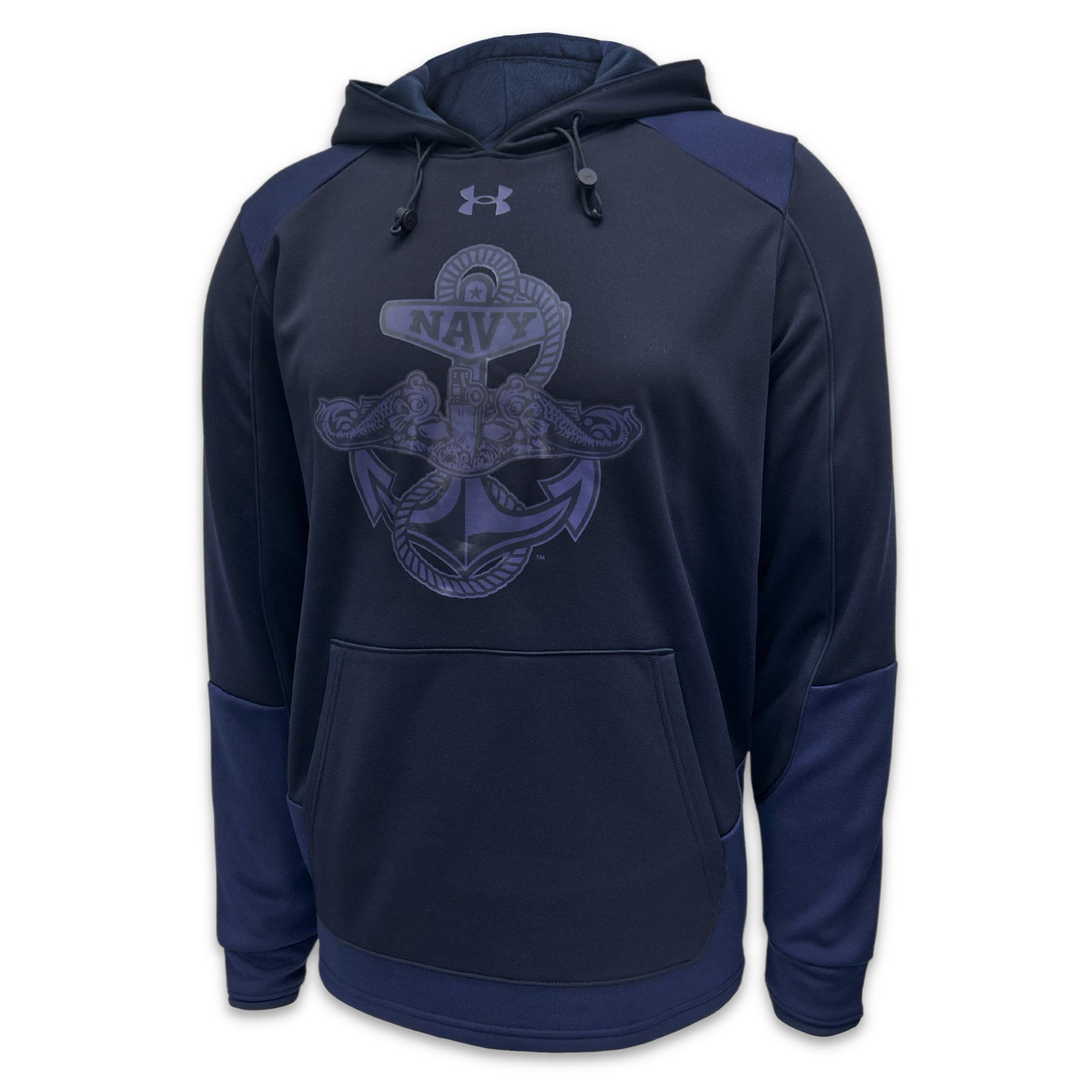 Navy Under Armour 2023 Rivalry Armour Fleece Hood (Navy)