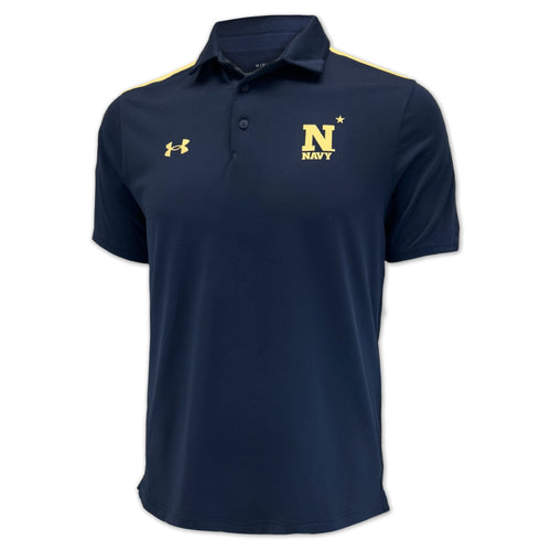 Navy Under Armour Sideline Pinnacle Polo (Navy)