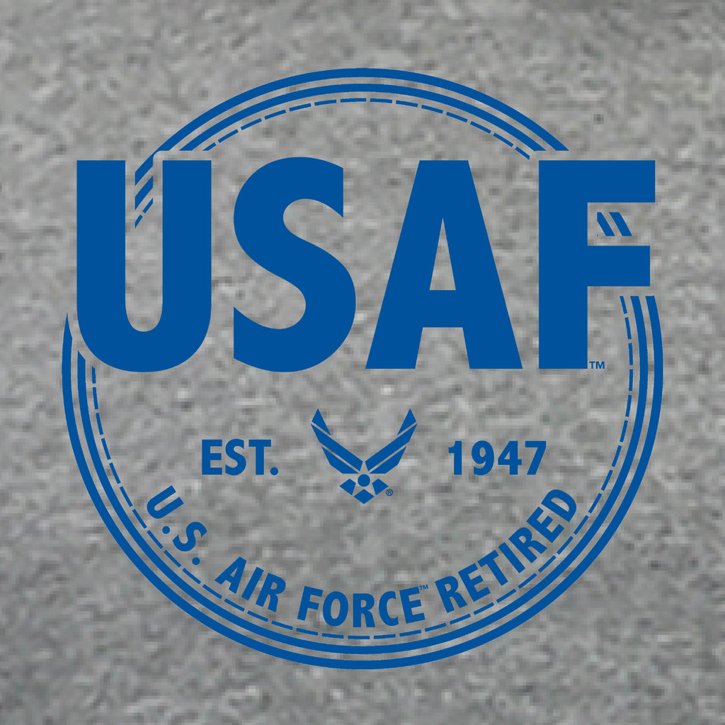 Air Force Retired Left Chest Full Zip