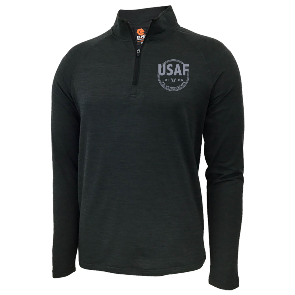 Air Force Retired Left Chest Performance 1/4 Zip