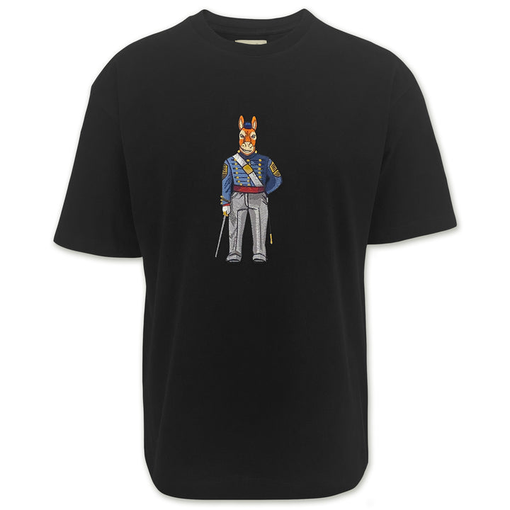 USMA Embroidered Crew Dog Original Tee (Black)
