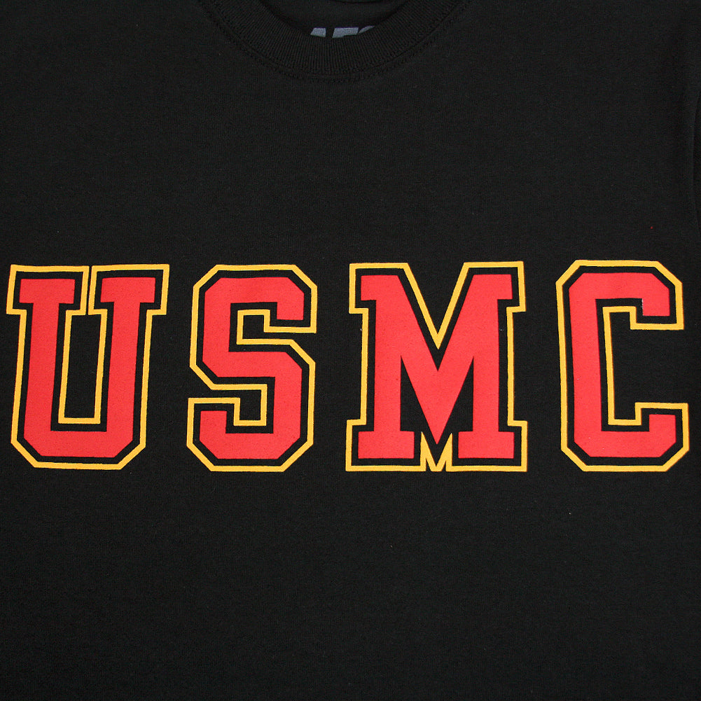 USMC Bold Block Hooded Sweatshirt