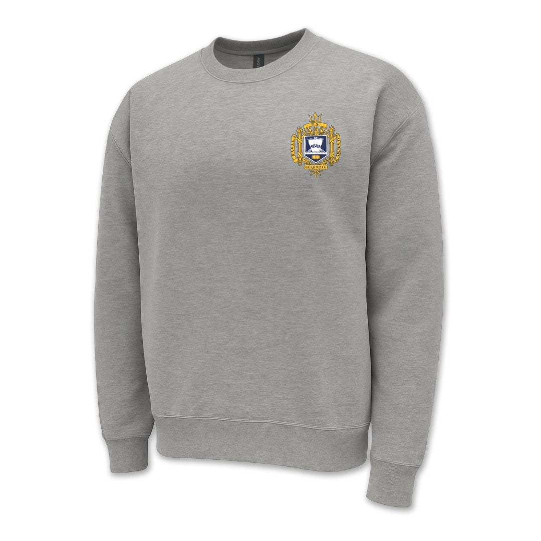 Pick Your Design USNA Crewneck Sweatshirt (Grey)