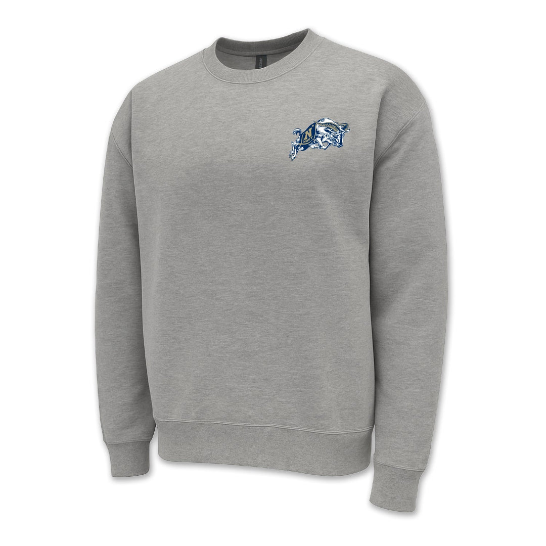 Pick Your Design USNA Crewneck Sweatshirt (Grey)