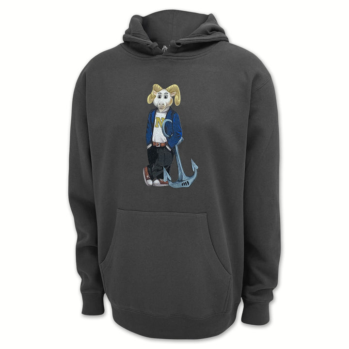 USNA Crew Dog Original Hood (Charcoal)