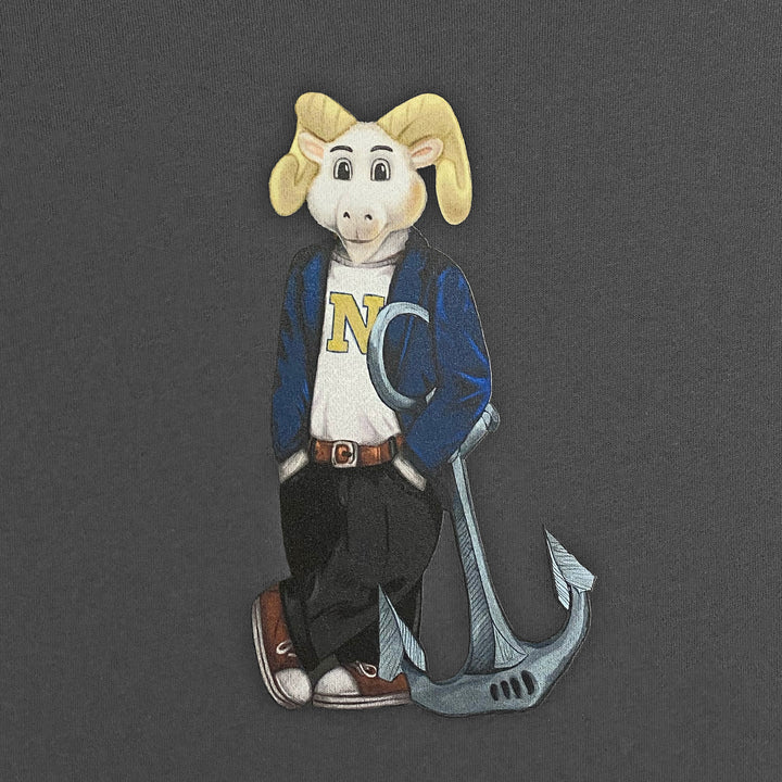 USNA Crew Dog Original Hood (Charcoal)