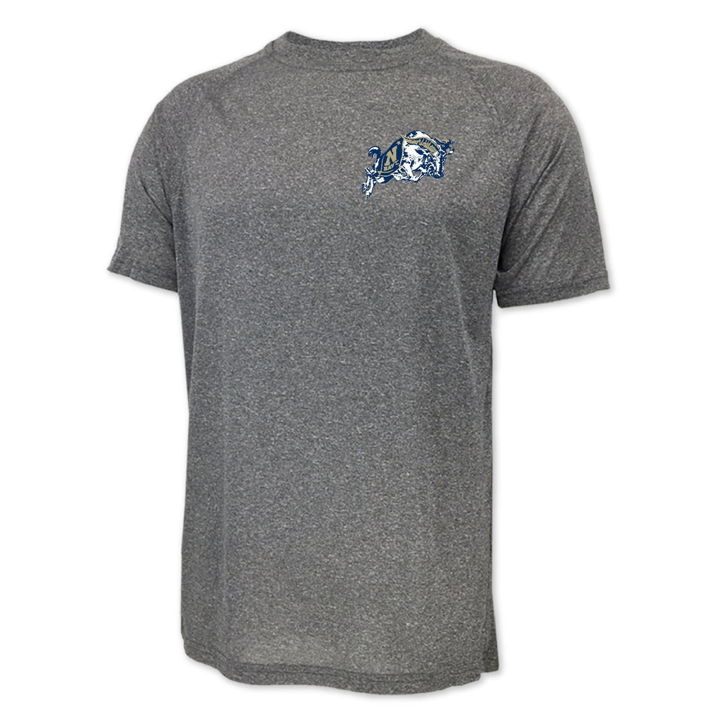 USNA Goat Performance T-Shirt (Grey)