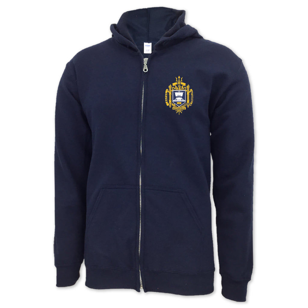 USNA Crest Full-Zip