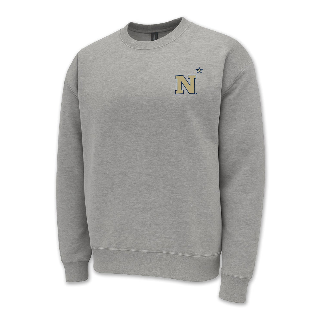 Pick Your Design USNA Crewneck Sweatshirt (Grey)