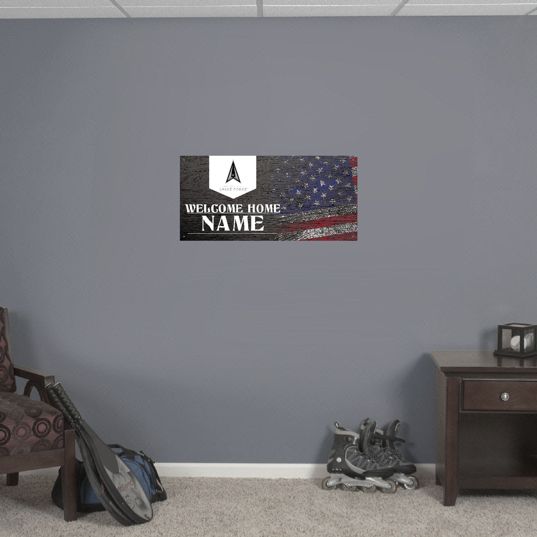 Space Force Welcome Home Custom Sign *
