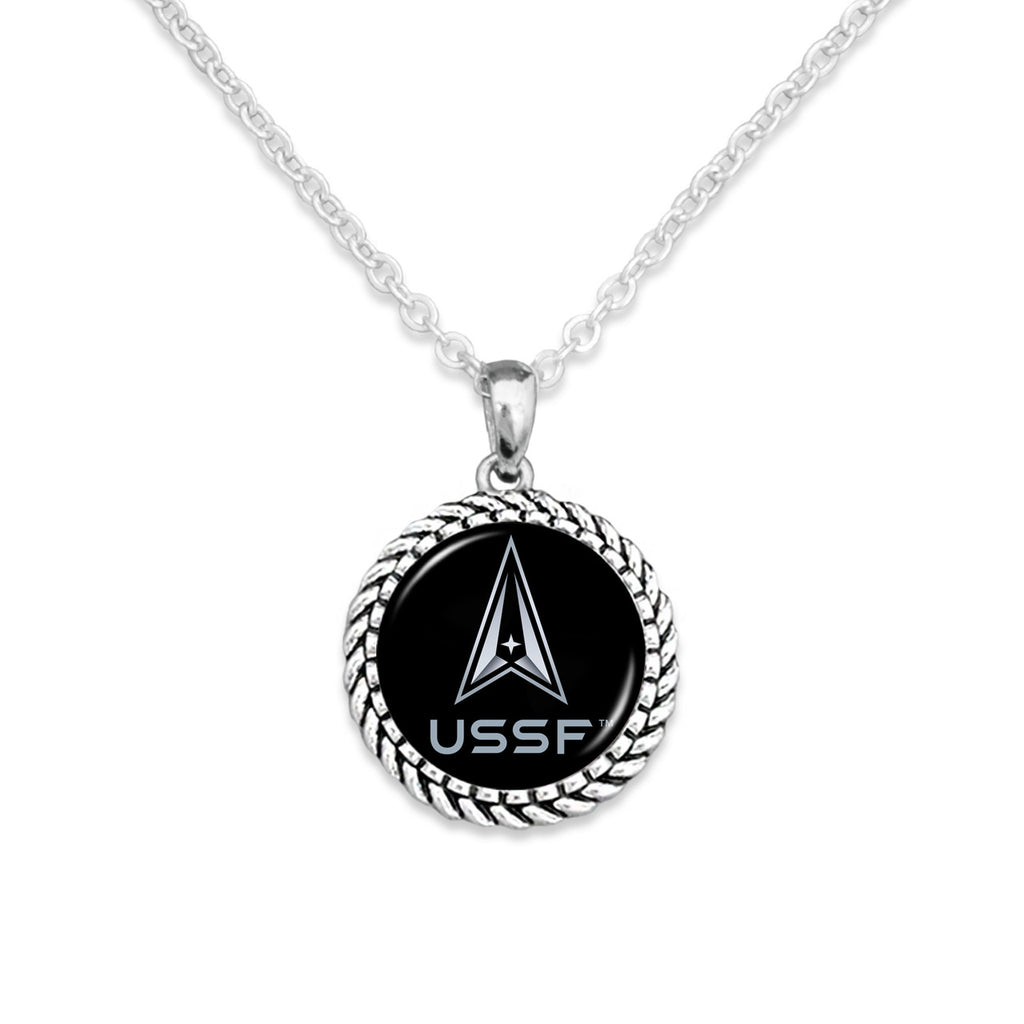 U.S. Space Force Rope Edge Necklace