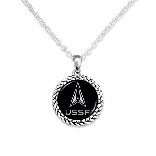 U.S. Space Force Rope Edge Necklace