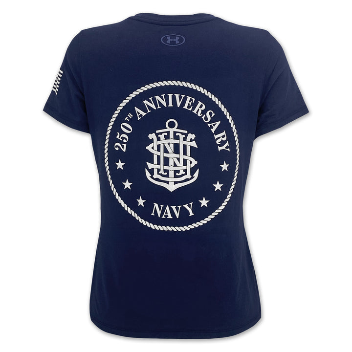 Navy Under Armour 2025 Rivalry Ladies Navy 250th Tech T-Shirt (Navy)