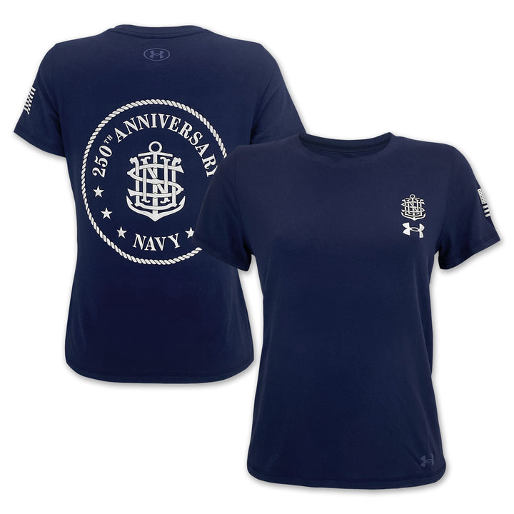 Navy Under Armour 2025 Rivalry Ladies Navy 250th Tech T-Shirt (Navy)
