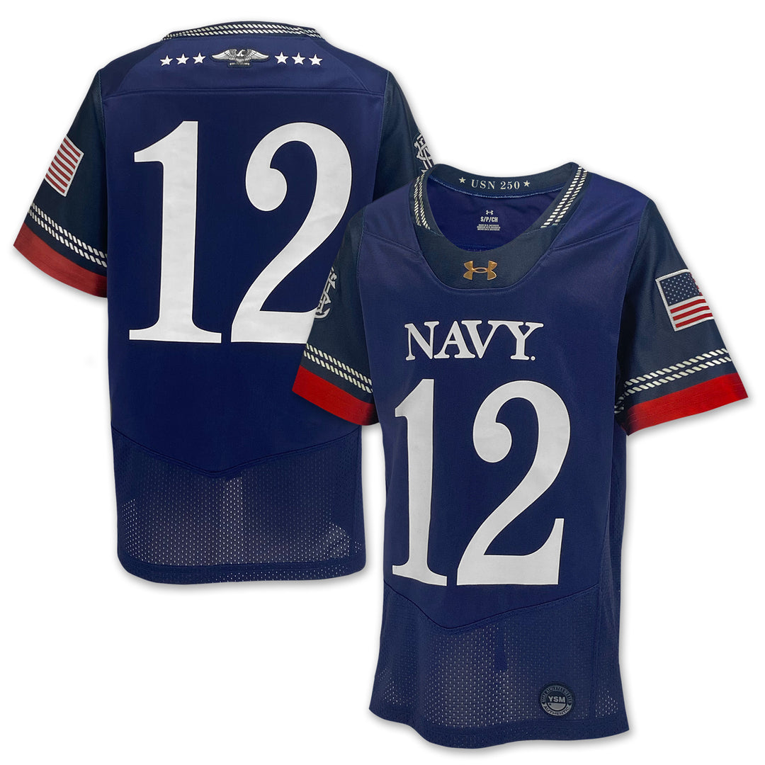 Navy Under Armour 2025 Rivalry Youth Football Replica Jersey (Navy)