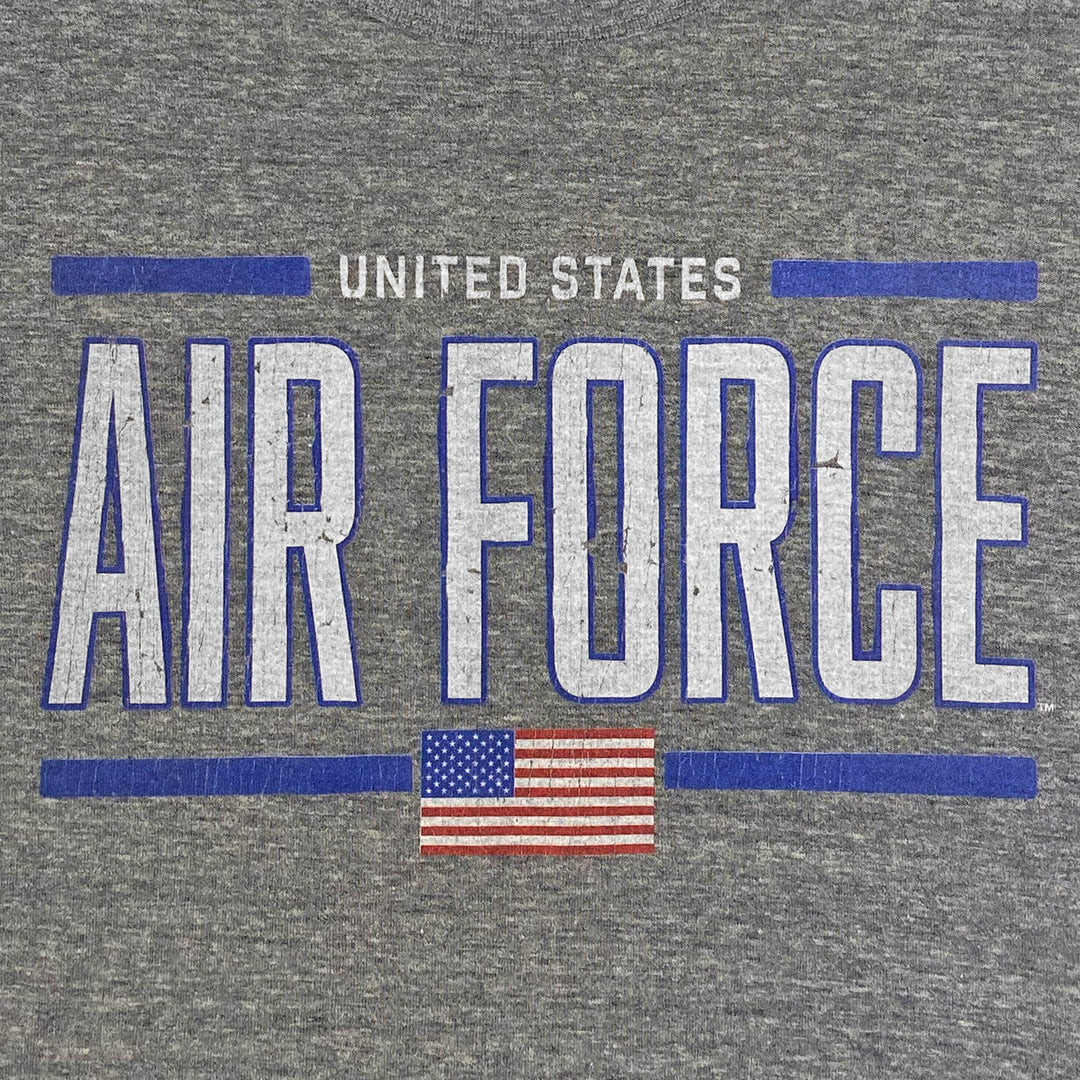 United States Air Force Flag Vintage T-Shirt (Grey)