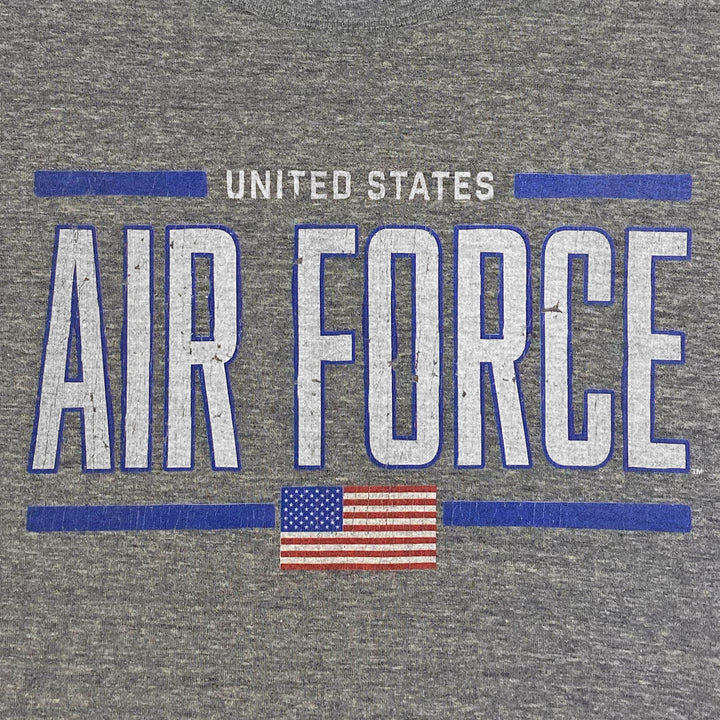 United States Air Force Flag Vintage T-Shirt (Grey)