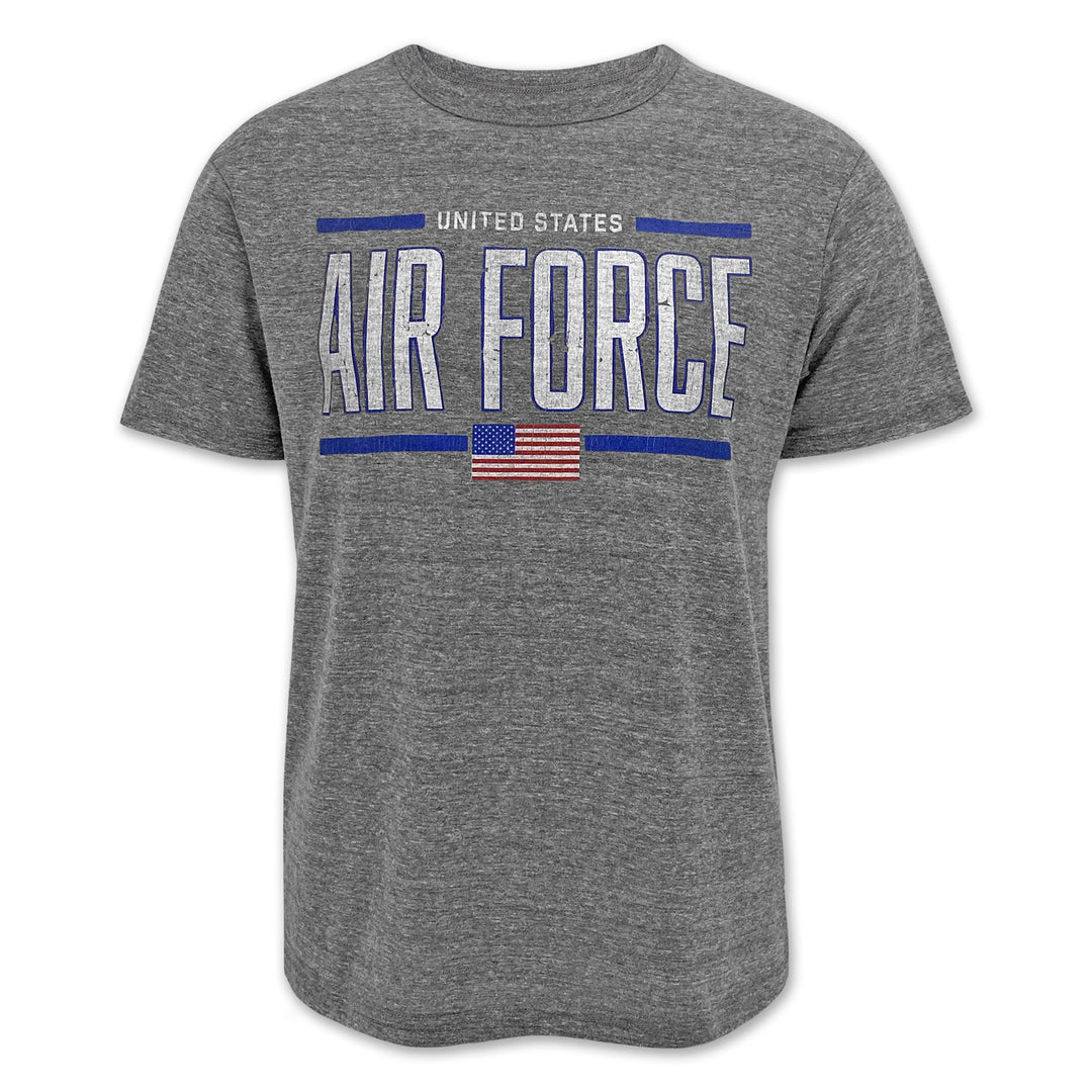 United States Air Force Flag Vintage T-Shirt (Grey)
