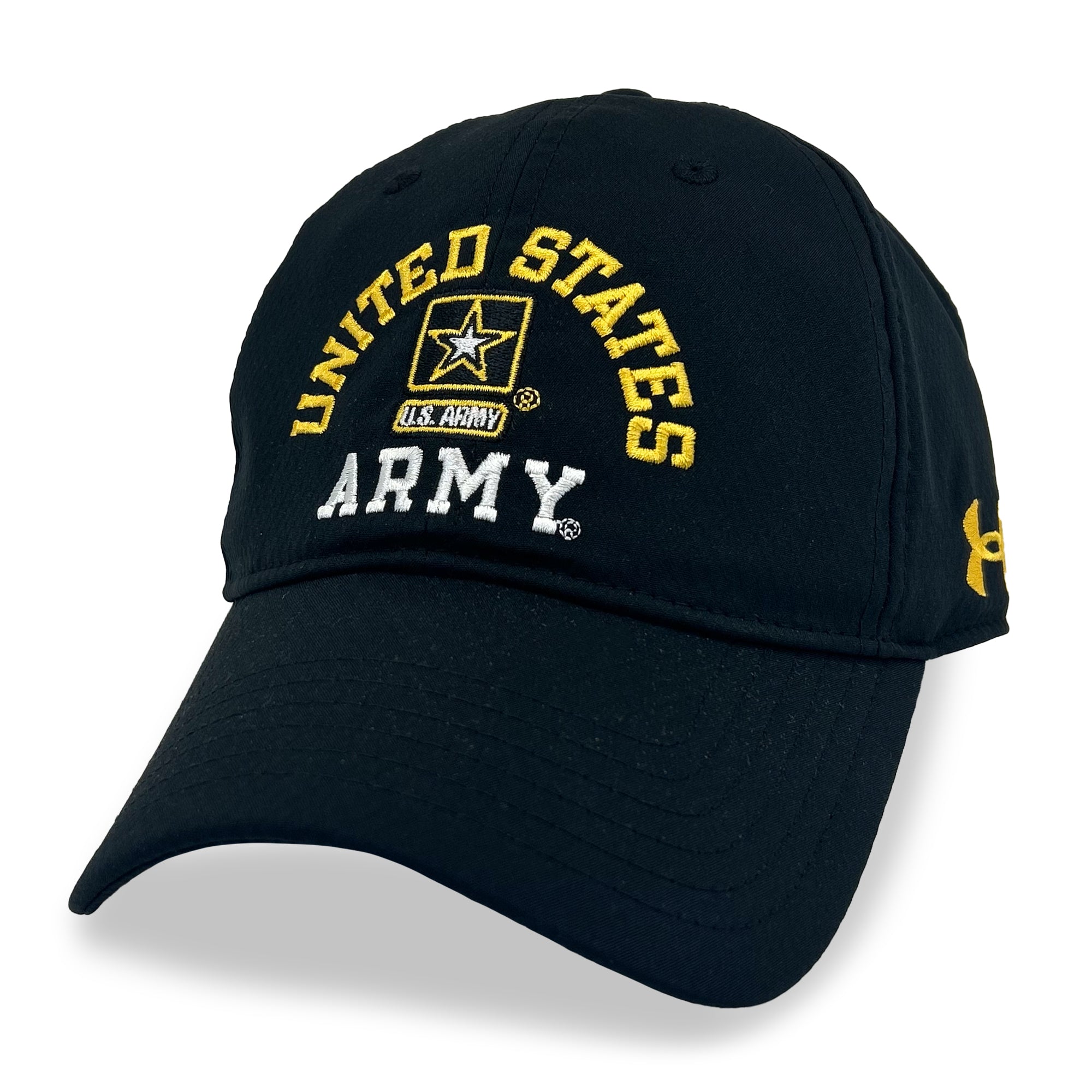 United States Army Under Armour Zone Adjustable Hat (Black)