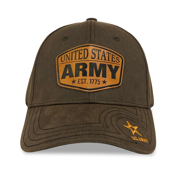United States Army Waxed Cotton Hat (Brown)