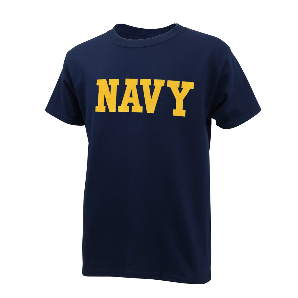 Navy Youth Logo Core T-Shirt (Navy)