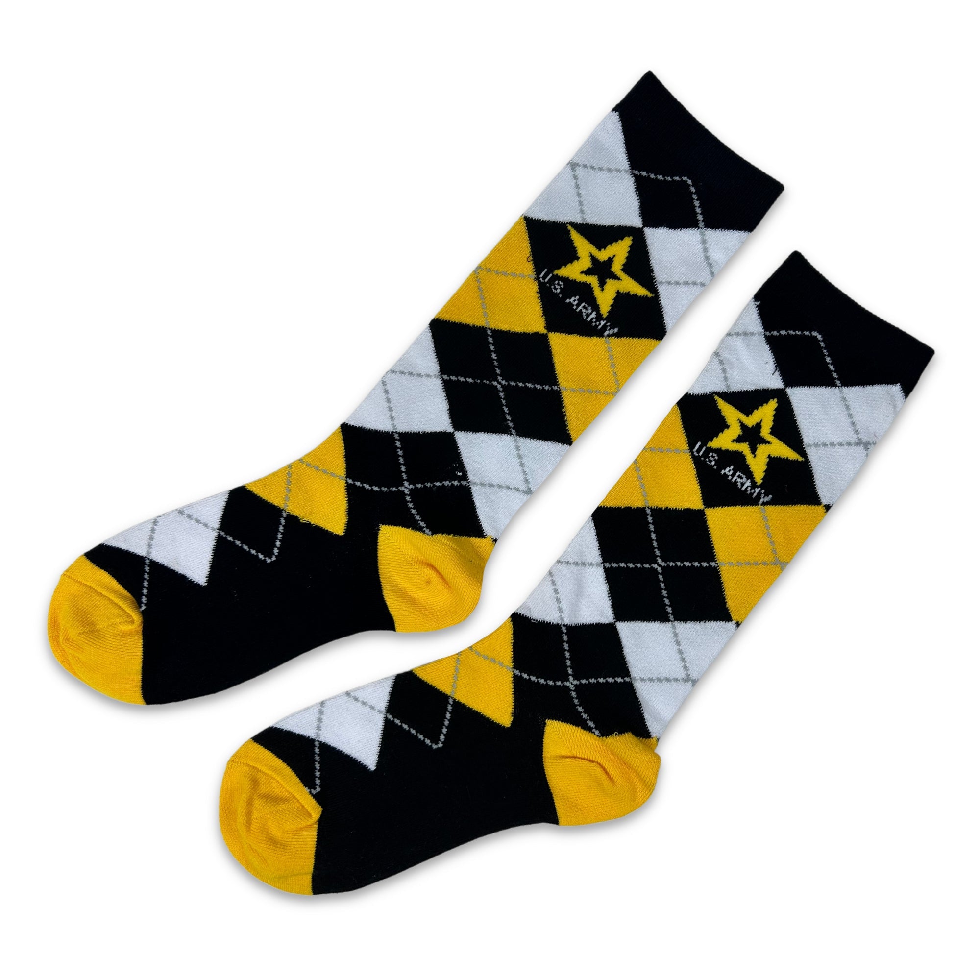 Army Star Dress Argyle Socks