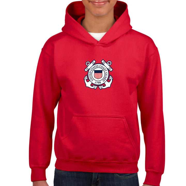 Coast Guard Youth Seal Logo Hood