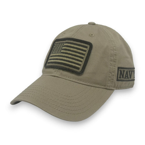 Navy Patch Flag Hat (Khaki)