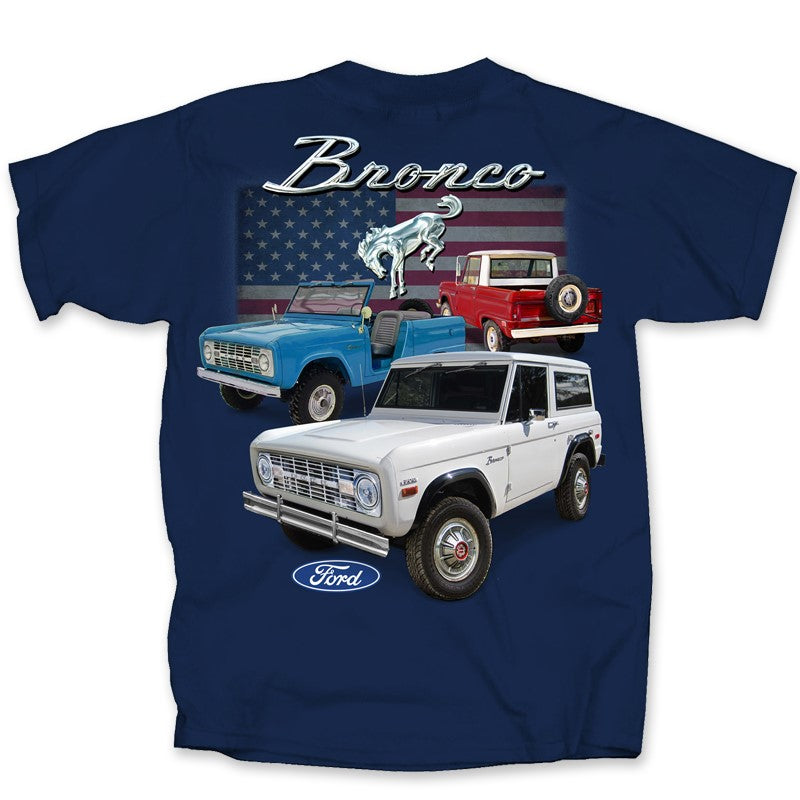 Bronco Classic T-Shirt (Navy)