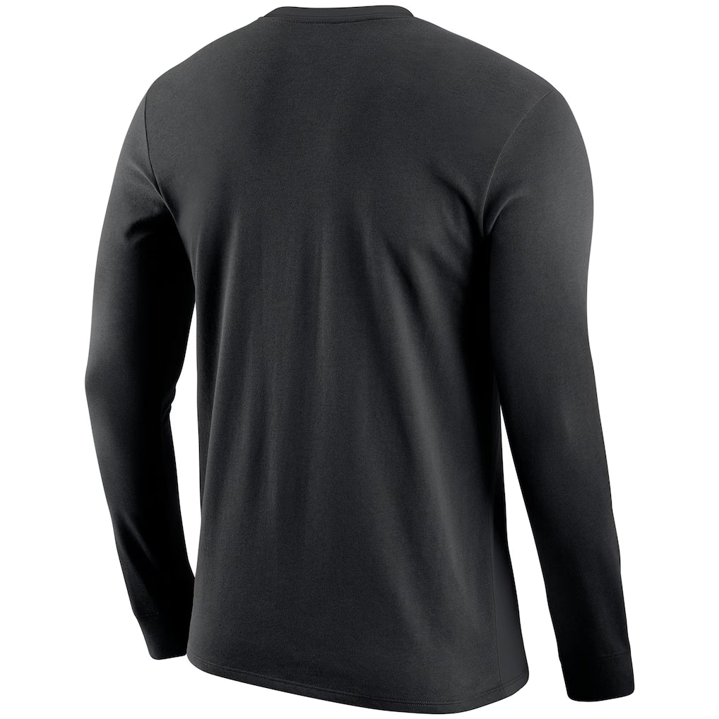 United States Army Nike 2025 Rivalry 250 Cotton Long Sleeve T-Shirt (Black)