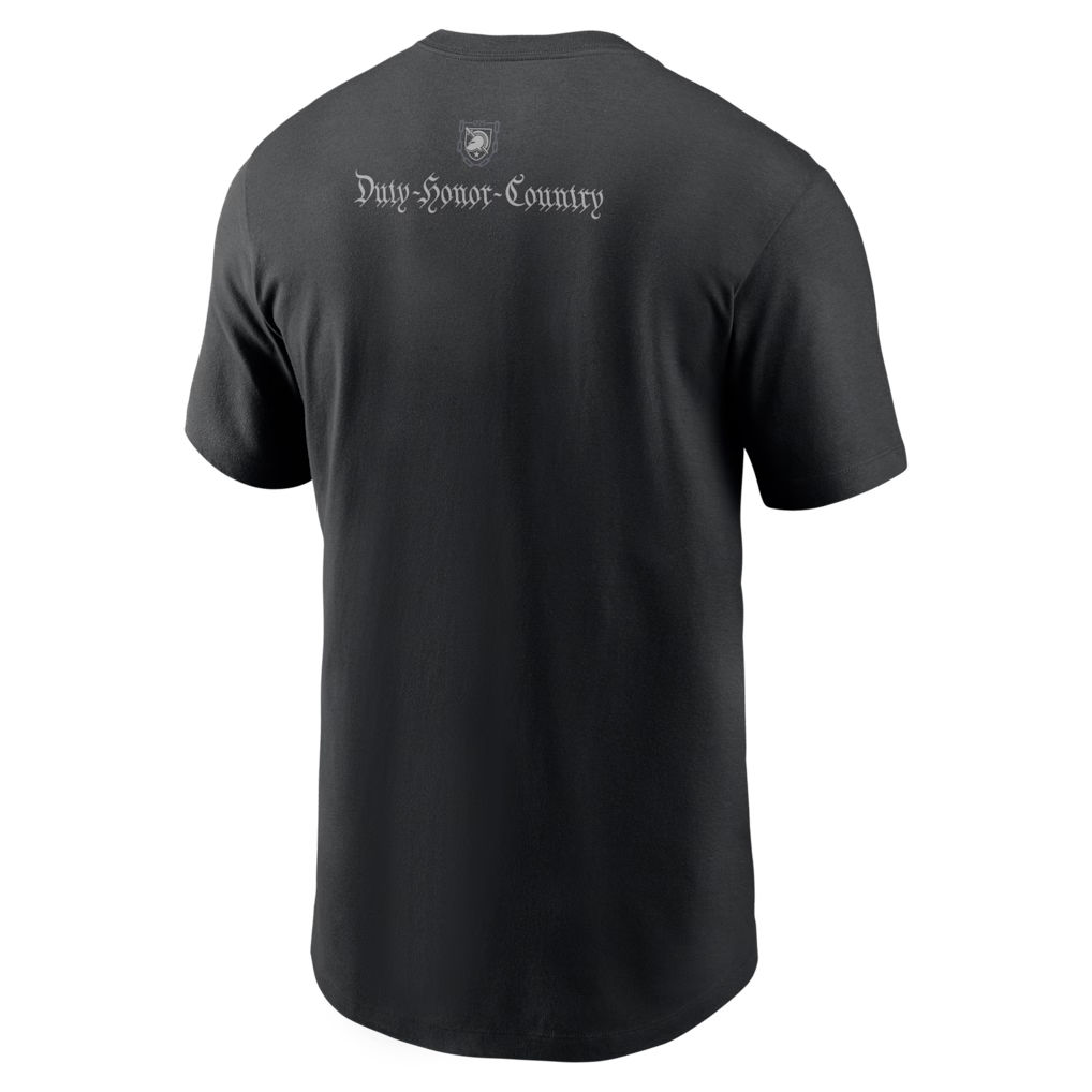 United States Army Nike 2025 Rivalry 250 Cotton T-Shirt (Black)