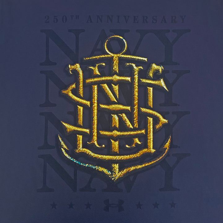 Navy Under Armour 2025 Rivalry Navy Anchor Tech LS T-Shirt (Navy)